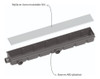 Desagüe Negro Lineal Encastrable Pleno 60 Cm Ideal (12125) 3