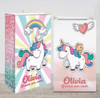 X10 Bolsitas Cajita 10x16x4cm Para Sorpresitas. Unicornio 1