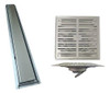 Combo Rejillas Mozart Piso Lineal 70x10 Cuadrada 20x20 0
