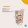 Verdulero Organizador De Madera 3 Cajones Mundopino 1