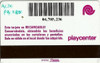 Tarjeta            Playcenter    Playcard 1