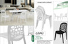 Silla Exterior Interior Cocina Comedor Capri Polipropileno 6