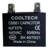 Capacitor Ventilador De Marcha 3 Uf 0