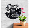 Roger Federer Tennis Vinyl Record Wall Clock. Decoración Par 1