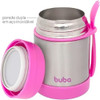 Pote Térmico Com Colher -- Rosa Buba 1