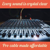 Cable De Audio Para Instrumentos 1/4  | Vintage / 6 M 2