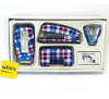 Kit Escritorio Grampeador Perfurador Extrator Porta Fitas 2