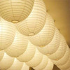 Kit 15 Luminária Japonesa Branca Oriental Festa 30cm Hachi8 2