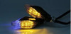 Kit Faros Luz De Giro Led Moto Ambar Fijo Universal X 2 1