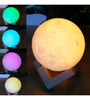 Lampara Luna 3d Luz Led 13cm 8 Colores Con Soporte Oferta 2