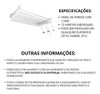 Varal De Teto Para Apartamento 150cm 12 Varetas Individuais 1