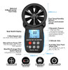 Anemómetro Digital, Medidor Veloc Y Temp Del Viento, Altitud 4