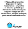Adesivo Silicone Acrilico Dagua Branco Com Aplicador 2