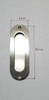Cubeta Acero Inoxidable De Puerta Corrediza Ciega 4