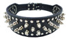 Cuero Pu Cuello Ajustable Sharp Tachonado Perro De Pinchos P 1