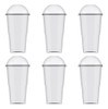 Kit 100 Copo Bolha 300ml Com Tampa Bolha Pet Sem Furo 0