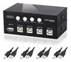 4 Puertos Usb 2.0 Interruptor De Uso Compartido Manual 1 Pue 0
