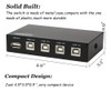 4 Puertos Usb 2.0 Interruptor De Uso Compartido Manual 1 Pue 3
