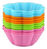 Bakerpan Silicone Cupcake Holders, Baking Cups, Flower Shape 0