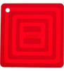 Lodge As6s41 Soporte De Maceta Cuadrada De Silicona, Rojo 0