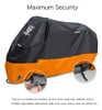 Xyzctem Funda Para Motocicleta, Proteccion Impermeable Para 3