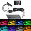 Kit 4 Tira Led Neon Interior Carro Assoalho Automotivo 2