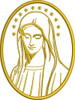 Matriz De Bordado: Virgen María  - 3 Tamaños 2
