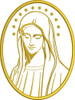 Matriz De Bordado: Virgen María  - 3 Tamaños 4