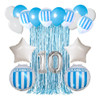 Pack Globos Racing+ Estrellas+cortina+látex+nro 0