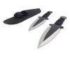 Set Kunai Cuchillos De Lanzar Por 2 Unidades Negros Tacticos 0