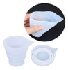 Vaso Silicona Medidor Plegable 250ml Resina Cemento 1