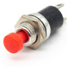 8 Pulsadores Mignon Normal Cerrado 7mm 1a 250v Rojo 0