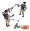 Soldadito Fuerte Torre Base Militar + Kit Armas Y Jeep 4x4 7