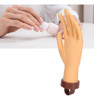 1 Manequim Dobrável Flexível À Mão Nail Art Practice Falso 5