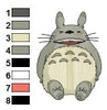 Matriz Bordado Mi Vecino Totoro 1 Matriz Bordado Mi Vecino Totoro 1