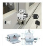 Cerradura Pasador Ventana Moderna Corrediza Premium.!!x6 2