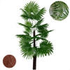 Planta Artificial Palmeira Leque Verde Sem Vaso De Decoração 0