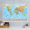 Mapas Del Mapa Internacional Del Mundo Grande  Banderas Del 1