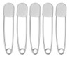 Fixador De Lavanderia Fina Durável De Segurança Grande 5pcs 0