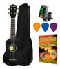 Ukelele Soprano Sparkle +afinador +funda +puas +encordado 3