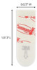 Comando Poster Hanging Strips, Blanco, 6-pack, 72 Tiras En T 1
