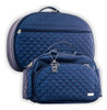 Mala E Bolsa Maternidade Matelassê Marinho - Baby Bless 1 Mala E Bolsa Maternidade Matelassê Marinho - Baby Bless 1