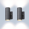 Lámpara De Pared Lmp Moderna Para Exteriores En 2 Luces, Luz 0