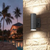 Lámpara De Pared Lmp Moderna Para Exteriores En 2 Luces, Luz 2