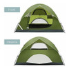 Carpa 6 Personas Doble Capa Impermeable - Verde 1