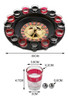 Juego Mesa Ruleta Con Shot Bisonte Chupitos De Casa Valente 3