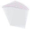 Saco Adesivado Plastico Transparente 12x25 C/500un 0