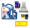 Kit Aceite Shell 10w40 + 4 Filtros Kangoo H4m Nissan 2018 - 0