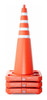 Cono Vial Naranja 65-70cm Base Rigida Rellenable Pesada 1