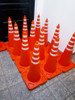 Cono Vial Naranja 65-70cm Base Rigida Rellenable Pesada 5
